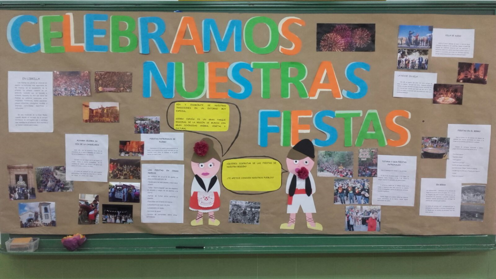 MURALES PREMIADOS I CONCURSO "SIERRA ESPUÑA Y SUS COSTUMBRES" 3 celebramos nuestras fiestas