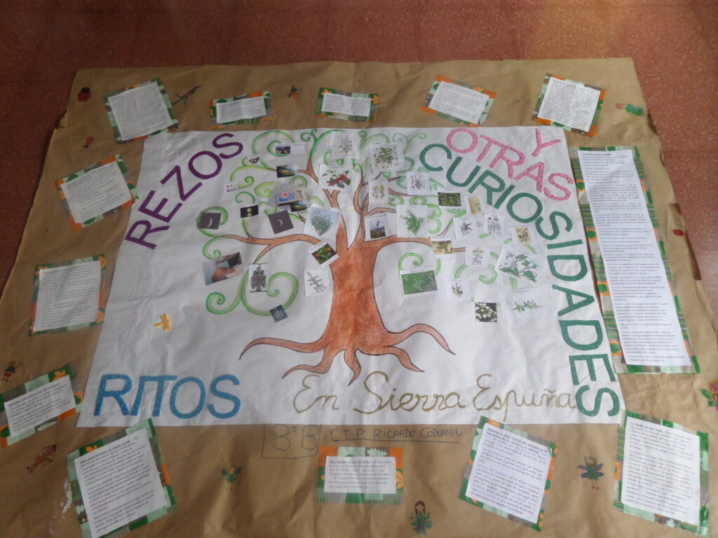 MURALES PREMIADOS I CONCURSO "SIERRA ESPUÑA Y SUS COSTUMBRES" 2 rezos ritos y otras curiosidades