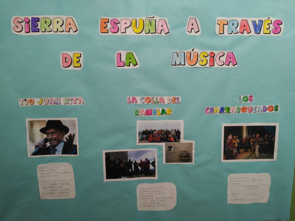 MURALES PREMIADOS I CONCURSO "SIERRA ESPUÑA Y SUS COSTUMBRES" 1 sierra espuc3b1a a traves de la musica